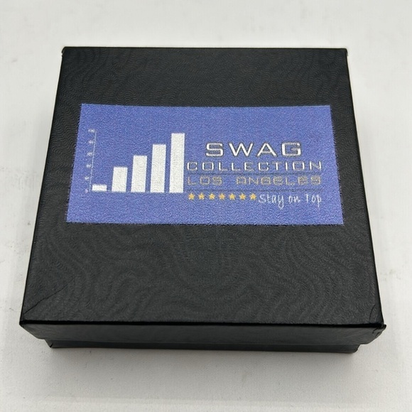 Swag Collection 18K Silver Cuban Link Necklace New in Box! - Picture 7 of 8